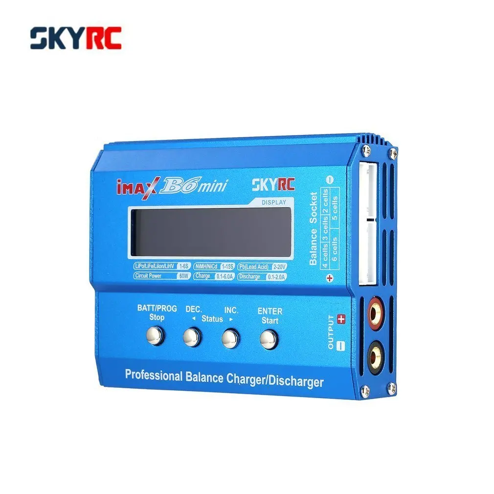 Original SKYRC IMAX B6 mini 60W Balance Charger Discharger for RC Helicopter nimh nicd Aircraft Intelligent Battery Charger