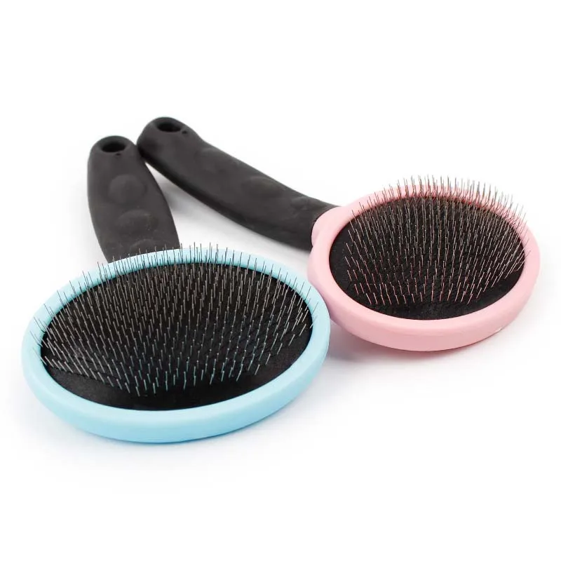 Dog Comb Pet Brush for Massage Dog Brush with No-Slip Grip Handle Professional Pet Grooming Tools1
