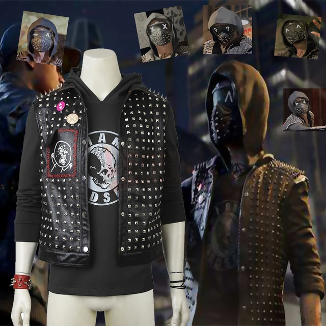 Watch dogs 2 Wrench Cosplay adult costume Custom Made full set