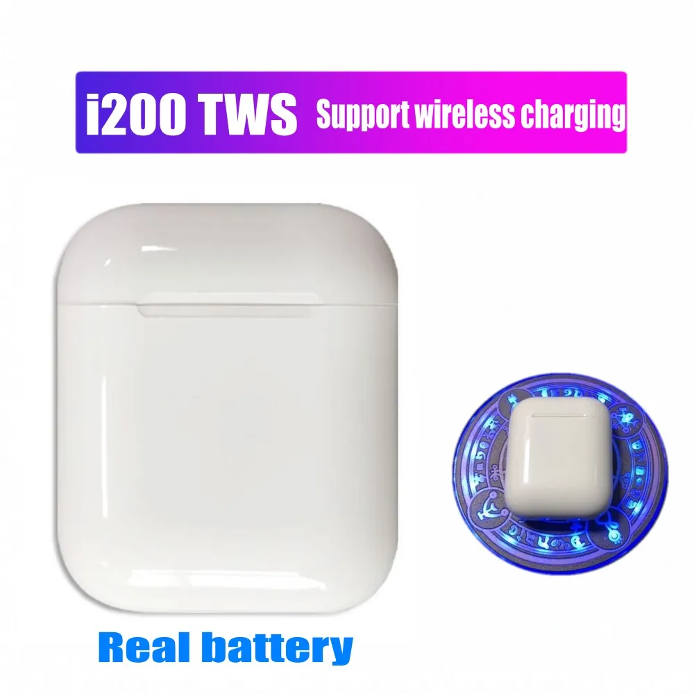 

i200 tws pk i20 i30 i90 i80 TWS wireless bluetooth earphones наушник touch control sport Earbuds headsets for all smart phone