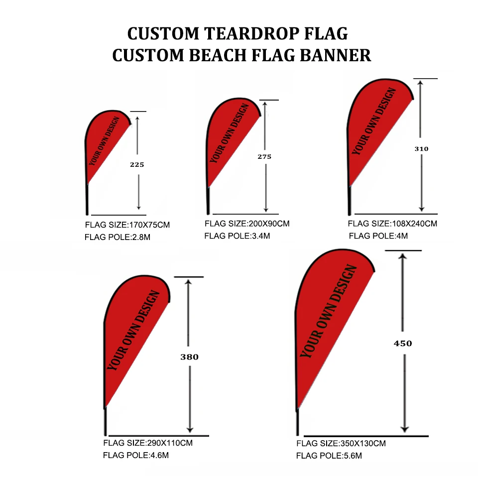 

Wholesales Custom Single Side Beach Flag,Teardrop Flag,Feather Flag Printing(Dye Sublimation Printing)