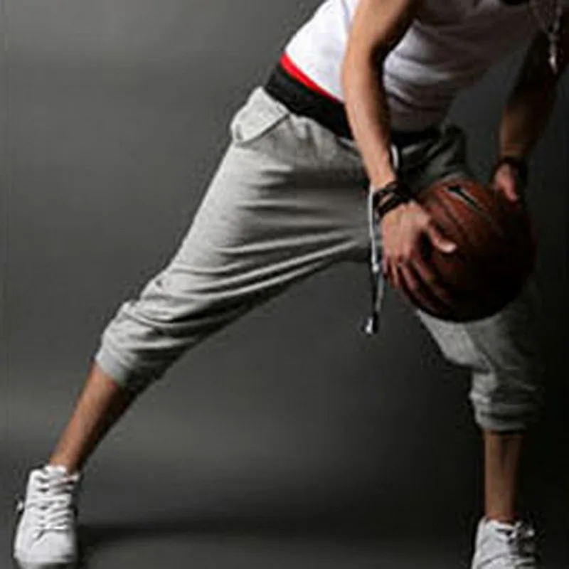 

HEFLASHOR Mens Casual Fashion shorts Male 2019 Summer Loose Jogger Sweatpants Man Gymwear Fitness running Drawstring shorts