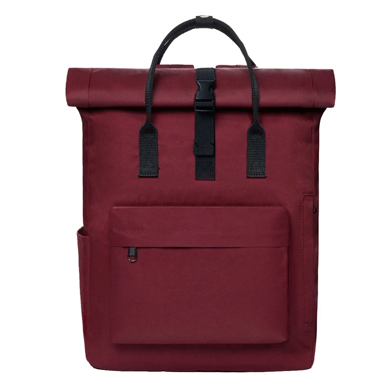 KALIDI, женский внешний рюкзак с USB зарядкой, холщовый рюкзак для мужчин, Mochila Escolar, рюкзак для ноутбука, школьный рюкзак для девочек-подростков - Цвет: Red