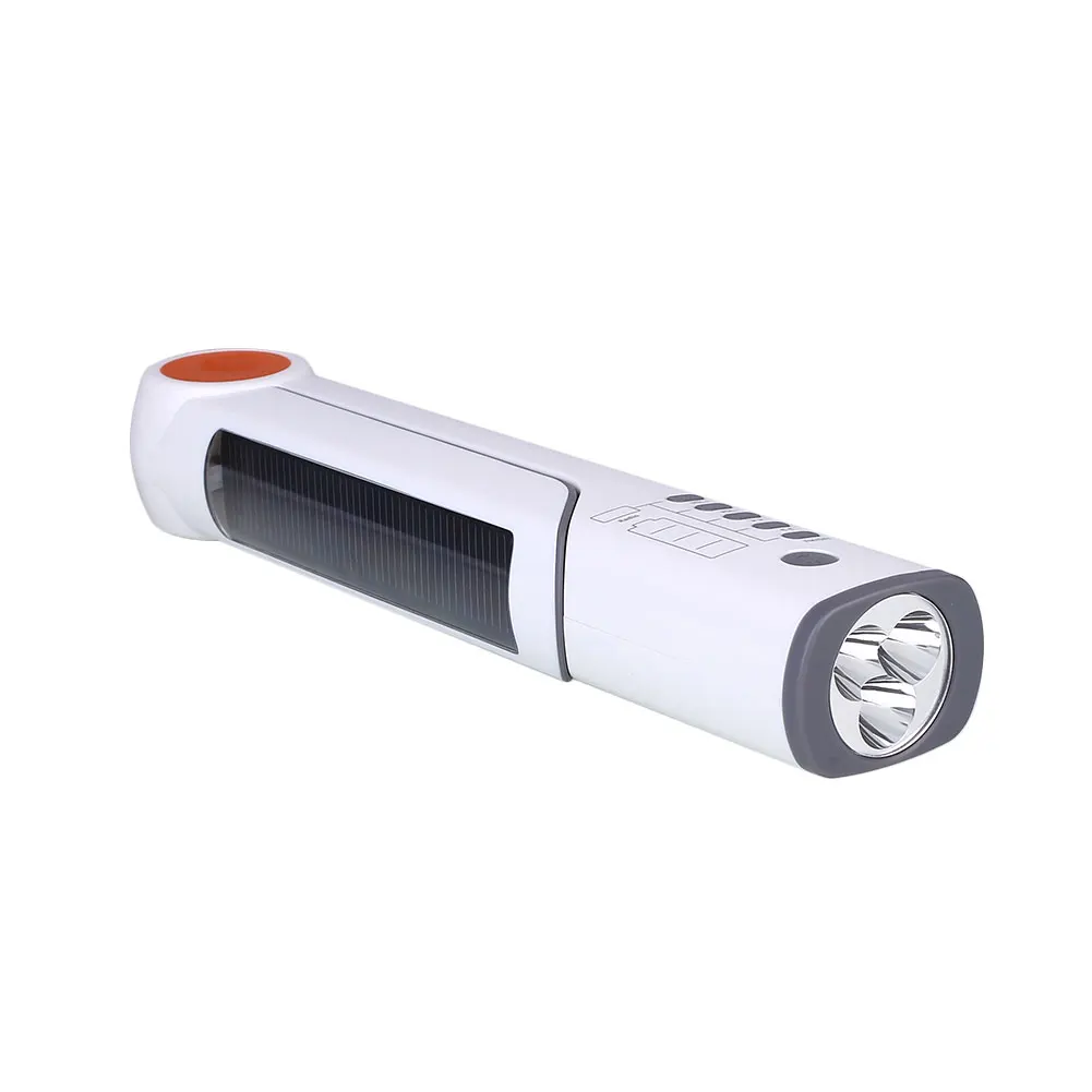 

Mini Hand Cranking Solar USB Table Light Flashlight Portable Reading Lamp