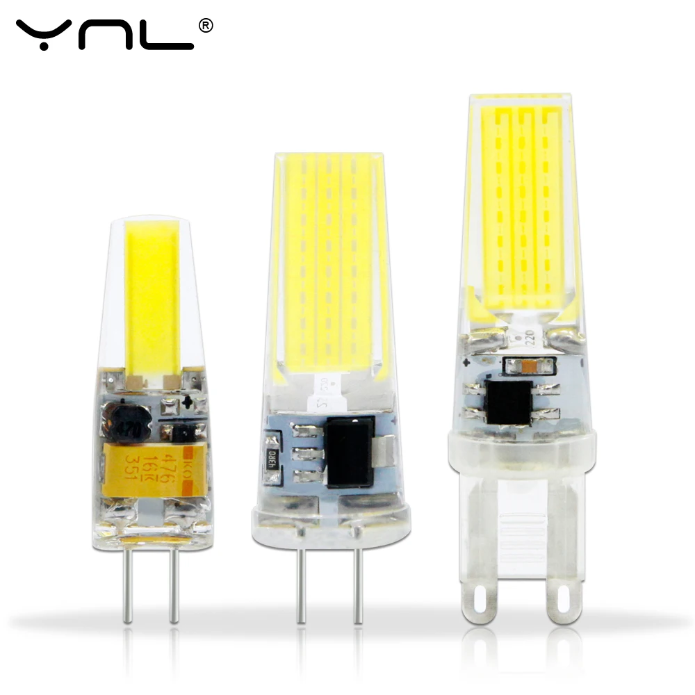 Светодиодная лампа E14 G9 G4 220 В переменного тока 12 постоянного 6 шт.|led g9|g4 led lamplampada g9 |
