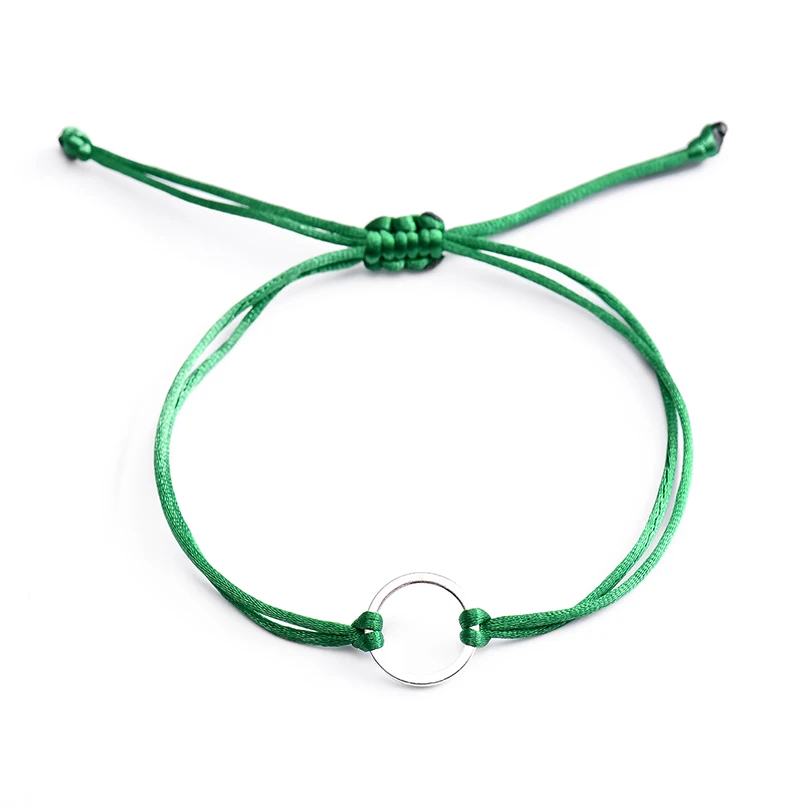 Pipitree Simple All-Match 10 Colors Round Circle Bracelet Lucky Red String Bracelets & Bangles for Women Kids Handmade Jewelry - Image 6