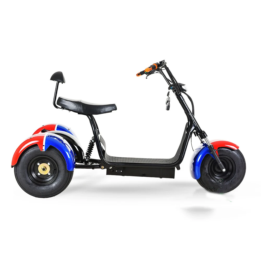 Citycoco1500W бесщеточный двигатель литиевая батарея 60В 12А светодиодный налобный