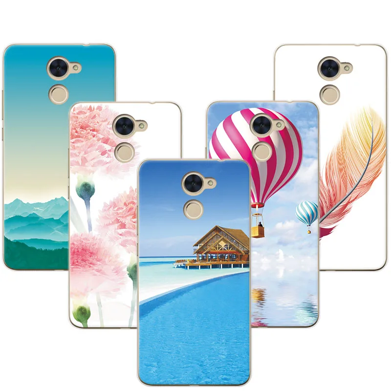 Exotic Natural Landscape Soft TPU Phone Case For Huawei Y7 Prime Back Cover Silicone Y 7 Funda 5.5&quot Inch Shell |