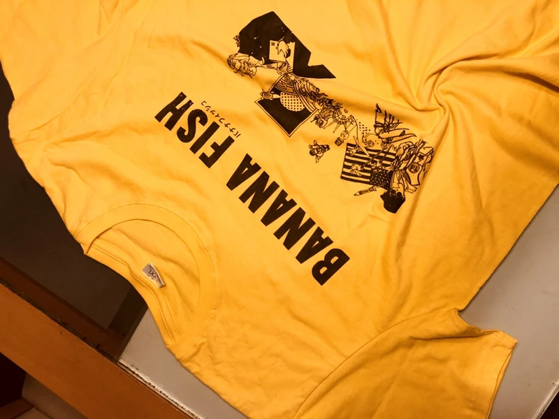 BANANA FISH Ash Lynx Eiji Okumura Cosplay Casual unisex T-shirt Top Tee Anime short sleeve tshirt (4)