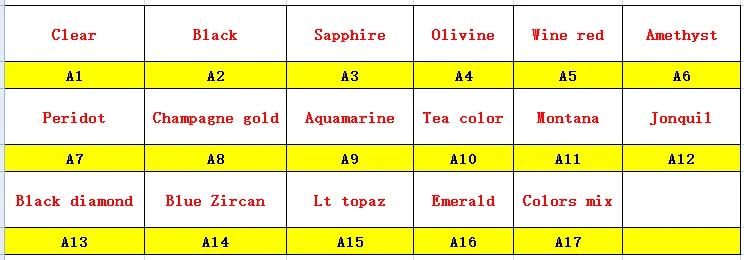 Rivoli gold claw A1-A17