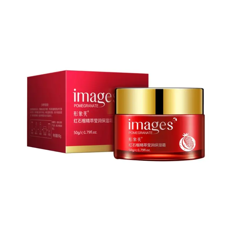 

Moisturizing Cream Red Pomegranate Natural Moisturizer Nourishing Treatment Skin Care Essence Water Night Day Cosmetics Hot