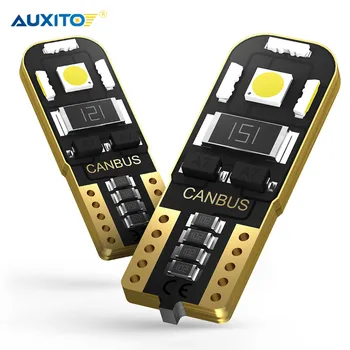 

2x CANBUS NO ERROR T10 LED W5W Car Dome Reading Lamp Parking Light Turn Signal Bulb 6000K White For Alfa Romeo Nissan Kia Opel