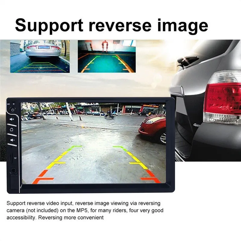 

2DIN Car MP5 Player 7inch Bluetooth/FM/USB/AUX/TF Car Stereo MP5 MP5 Player Wheel Control Auto MP5 Player