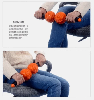 

30 PCS Plastic double ball cervical leg massager Manual massage stick