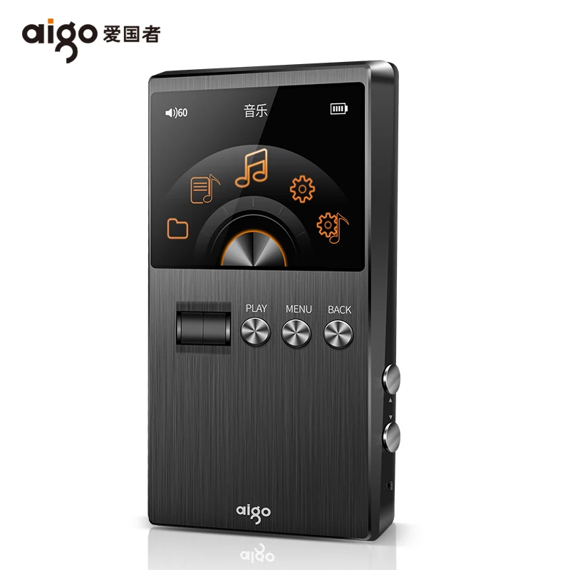 AIGO M6plus Hi-Fi музыкальный плеер Loseless Audiophile Master Sound DSD Профессиональный портативный USB Loseless MP3 плеер Поддержка 128G - Цвет: gray