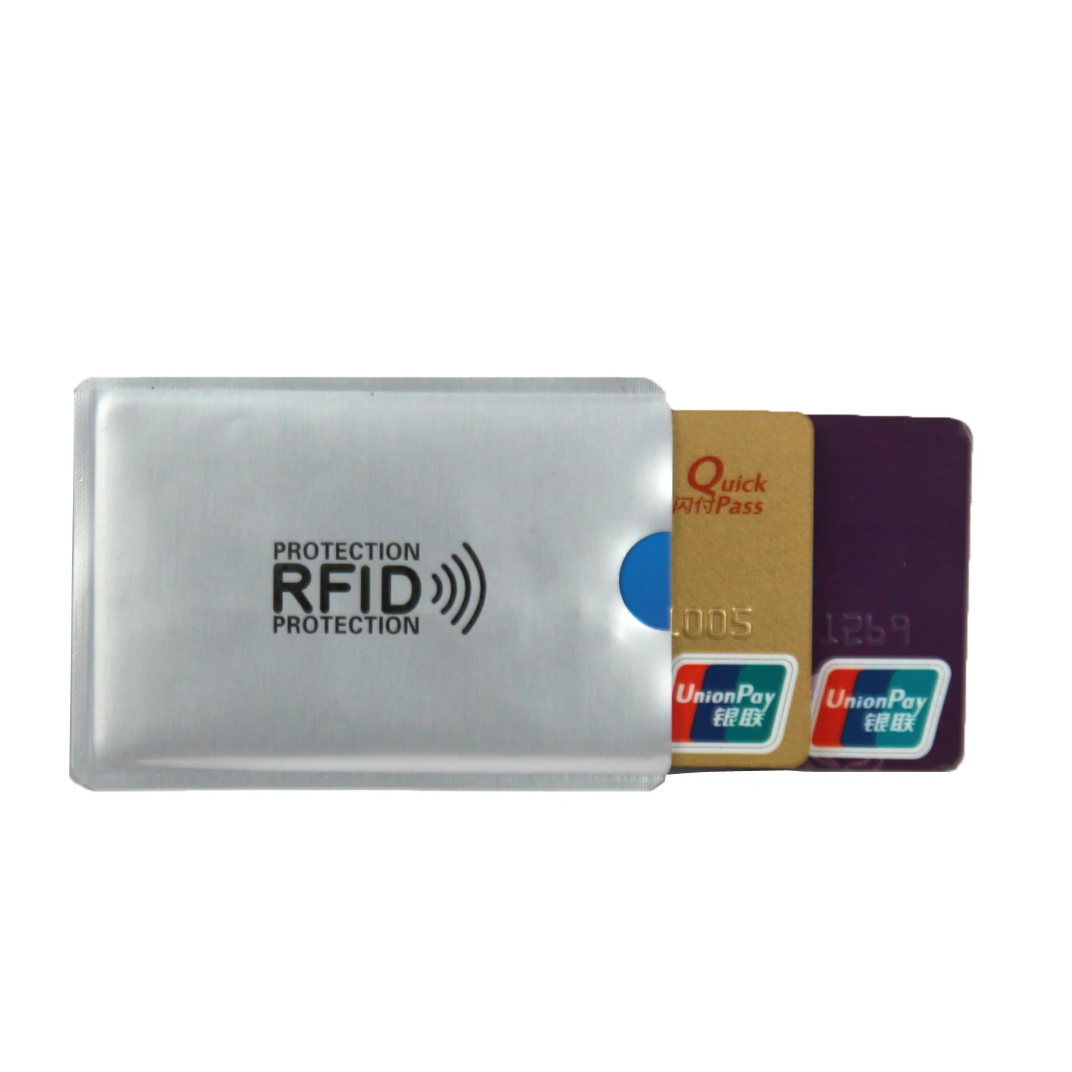 Анти Rfid кредитные карты чехол держатель для карт Блокировка ридер замок металлический держатель для карт алюминиевый Porte Carte Rfid защитные чехлы# C2 - Цвет: with logo