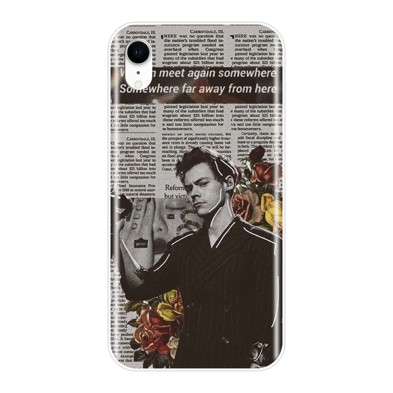 Чехол для iPhone 6 S 7 8 X XR XS Max Силиконовый Модный мягкий чехол в стиле Гарри Apple Plus