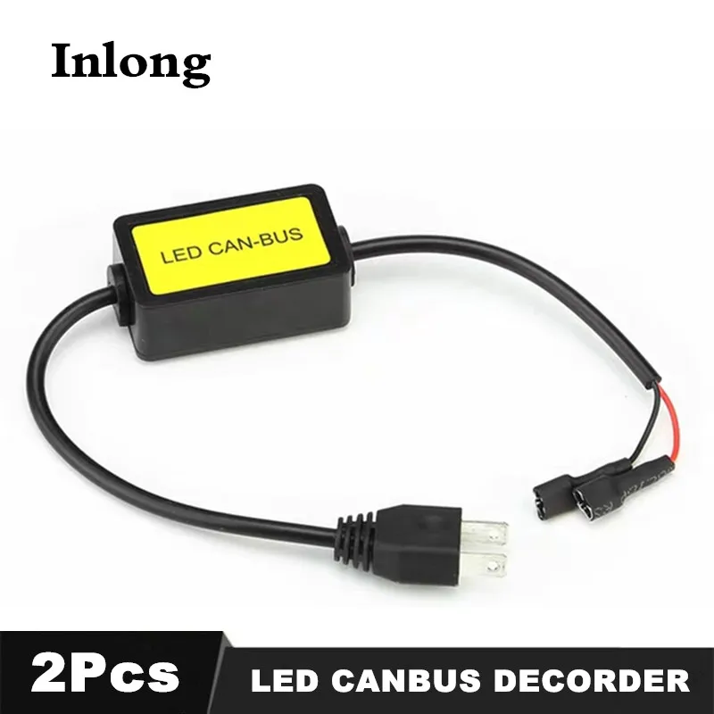 

Inlong Error Free Canbus Decorder For H7 LED Headlight For Car SUV Led Car Bulb Fog Lamps Can-Bus H1 H4 H11 9005 9006 D1S D2S