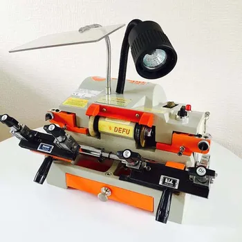

FREE SHIPPING defu multifunction key cutting machine 100-E1 220v 120w auto key duplication machine made in China