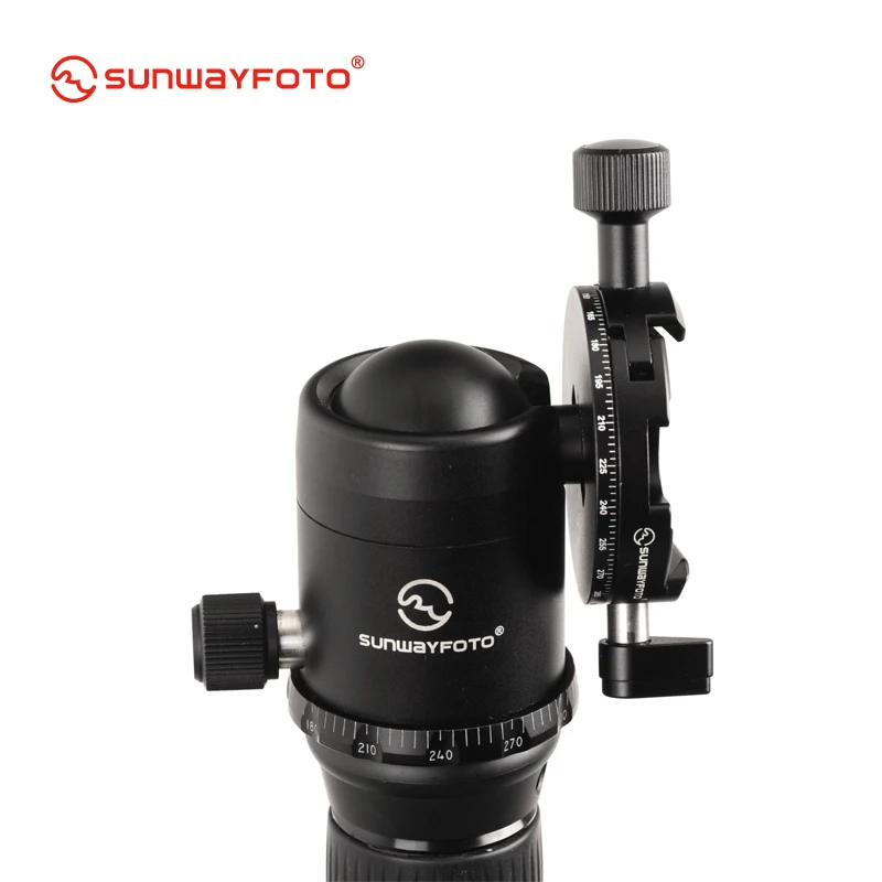 SUNWAYFOTO FB-36IIDDHi Tripod head for DSLR Camera Tripode Ballhead Professional Aluminum Monopod Panoramic Tripod Ball Head