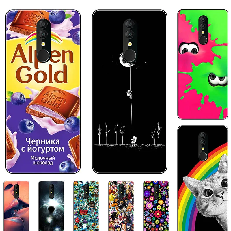 Чехол чехол для Alcatel 3 2019 5053Y 5053D 5053K крышка силиконовый на заднюю панель из ТПУ