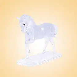 3D Кристалл Пазлы Дети Интеллектуальное развитие модель лошади