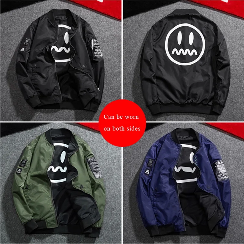 

Drop Shipping SHUJIN 2019 new men's fashion trend warm jacket Mens Lightweight Jackets Fall Winter Outerwear Full Zip Up Jacket