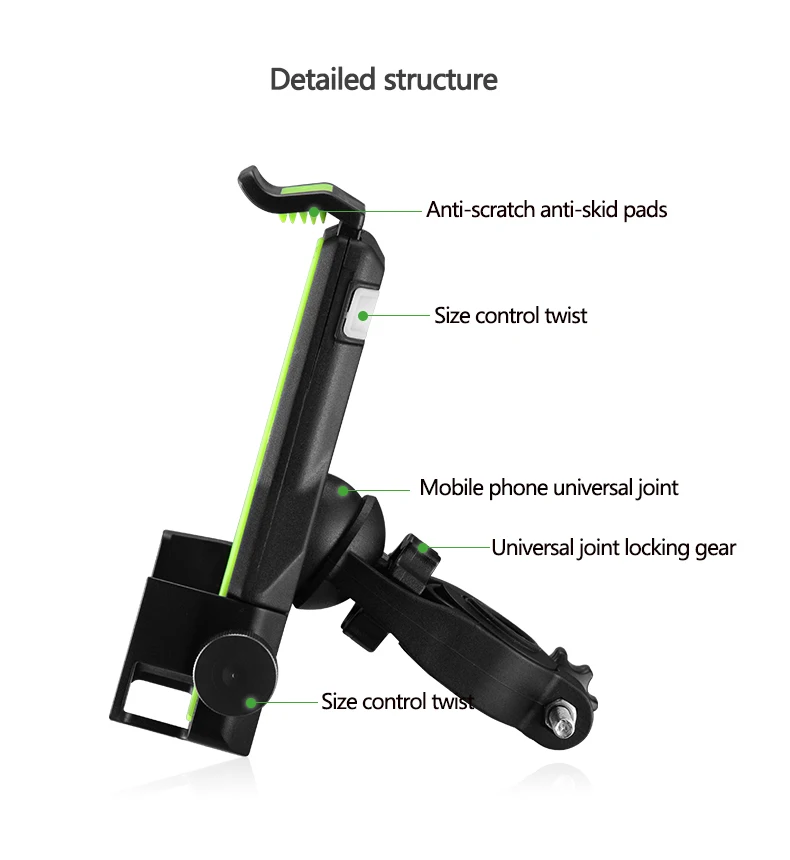 Рокброс велосипедные держатель для телефона на руль велосипеда стенд 3,5-7 дюймов Регулируемый мобильный телефон держатель MTB кронштейн универсальные велосипедные аксессуары