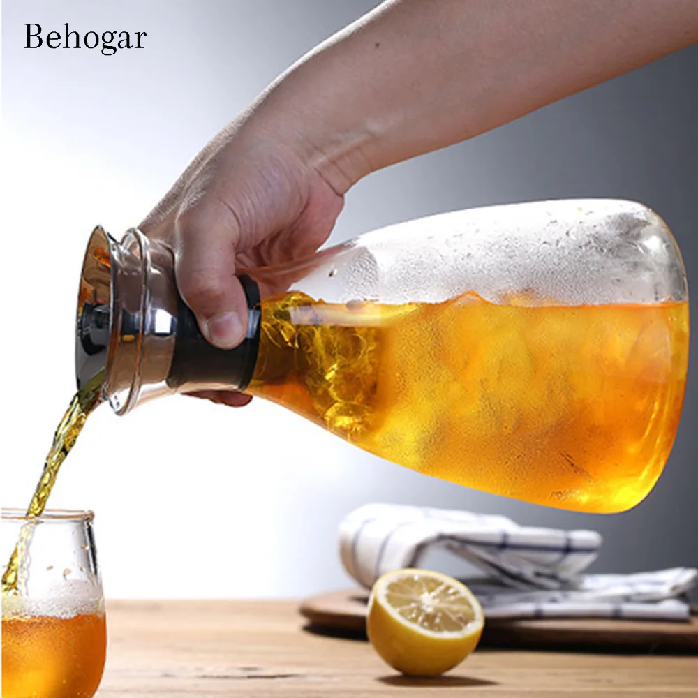 Download Behogar 1500ML Clear Glass Bottle High Temperature ... Yellowimages Mockups