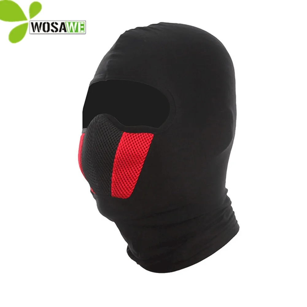 

WOSAWE Winter Windproof Cycling Face Mask Racing Neck Cover Ski Motocross Off-road Bike Face Shield Balaclava Training Mask