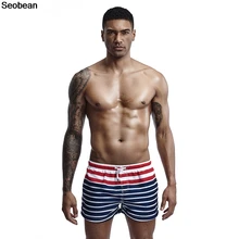 SEOBEAN, бренд мужские шорты купальник с сеткой купальный костюм пляжные шорты мужские доска для плавания Шорты 91305