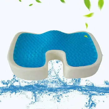 

Fashion U Shape Gel Cushion Memory Foam Pillow Coccyx Protect Slow Rebound Sexy Hip Warping Summer Cool Chair Cushion Seat Pad