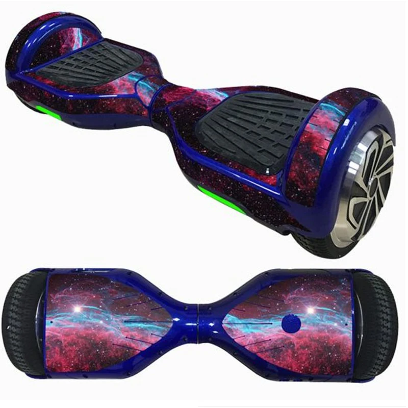 1 компл.. крутой самобалансирующий двухколесный скутер кожный чехол Hover Skate Board наклейка 6,5 дюймов кожный Чехол Smart Skate Board наклейка