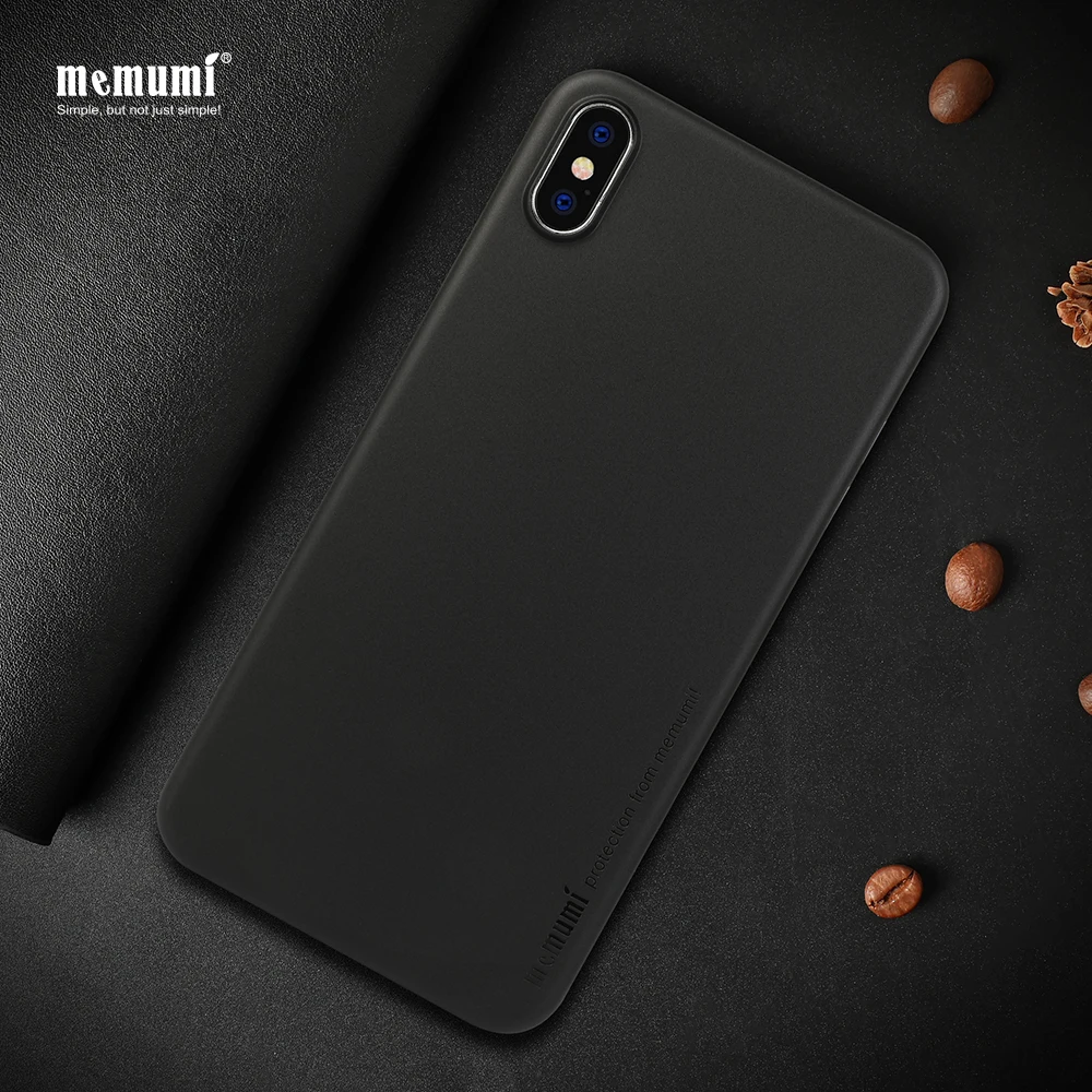 Чехол memumi для iPhone XS Max 6 5 2018 Ультратонкий матовый полипропиленовый чехол 0 3 мм Xs