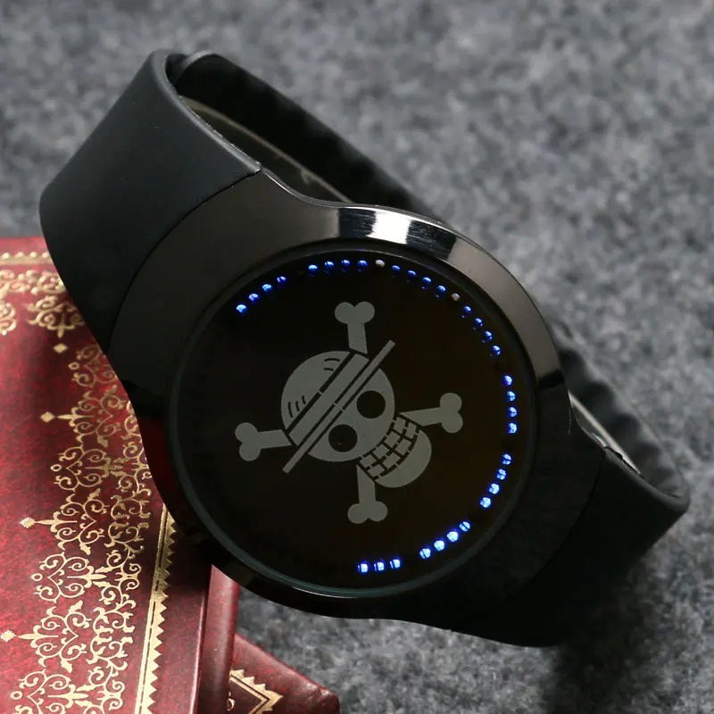touch screen led couple watch