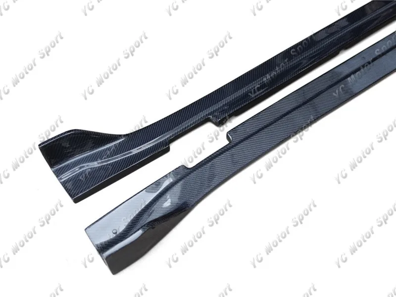2014-2016 Porsche Panamera 971 YC Design Style Side Skirt Extension Underboard CF (6)