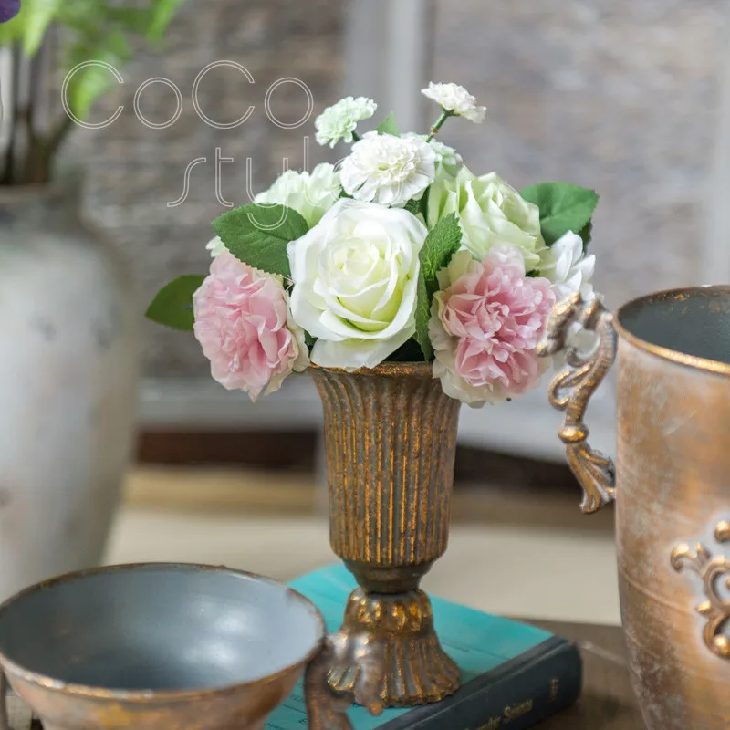 vintage brass vase (4)