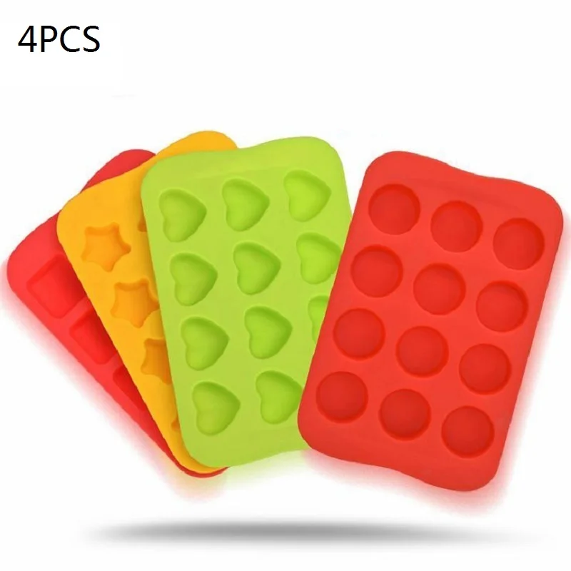 

HOOMALL 12 GRIDS SILICONE ICE CUBE JELLY CHOCOLATE MOLD FRUIT DIY MOULD CAKE MOLD TRAY PUDDING ICE CUBE MAKER KITCHEN TOOLS