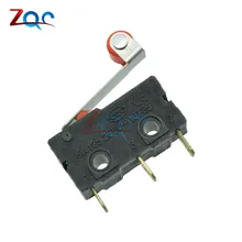 10Pcs KW12-3 Micro Roller Lever Arm Normally Open Close Limit Switch