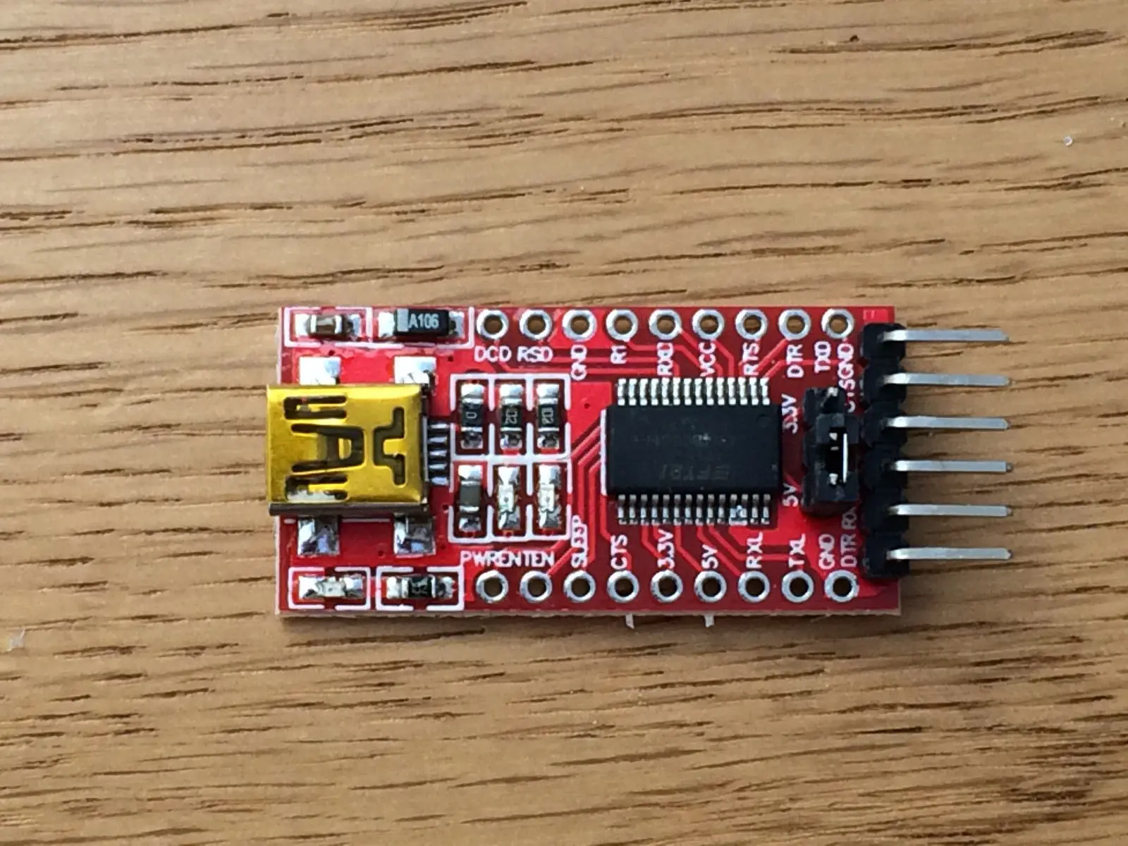 USB to TTL FT232RL FTDI Serial Adapter Converter Module for Arduino 3 ...