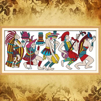 

JoySunday chinese crossstitch neeldework kits The Guizhou minority China DMC14CT11CT livingroom bedroom factory wholesale