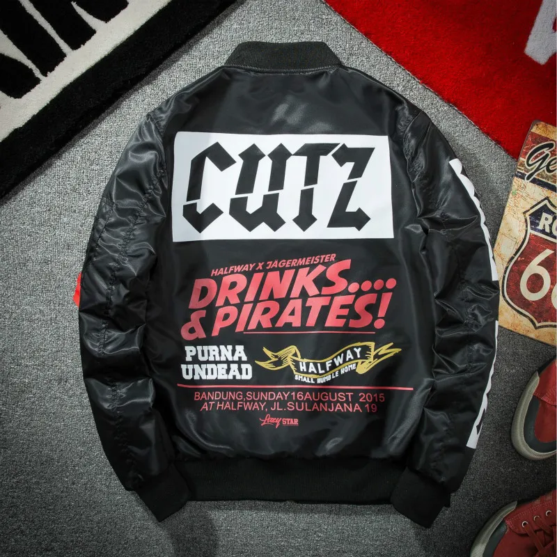 

Autumn Fashion Baseball Jacket Mens Windbreaker Jackets Male Letter Printing Bomber Pilot College Youth Couple Coat Streetwear