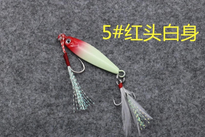 Mini Jig Slow Pitch Jigging Lure 10g 15g 20g Long Cast Metal Fishing jig Sinking Saltwater Fishing Tackle