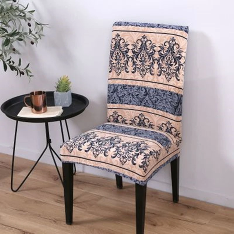 Chair Cover Stretch Elastic Dining Flexible Seat for Banquet Wedding Restaurant Hotel Anti-dirty Removable housse | Дом и сад