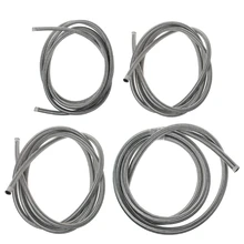 Car-Styling Stainless Steel 1M Braided Brake Gas Oil Fuel Line Hose AN4 AN6 AN8 AN10 Automobiles Cooling System