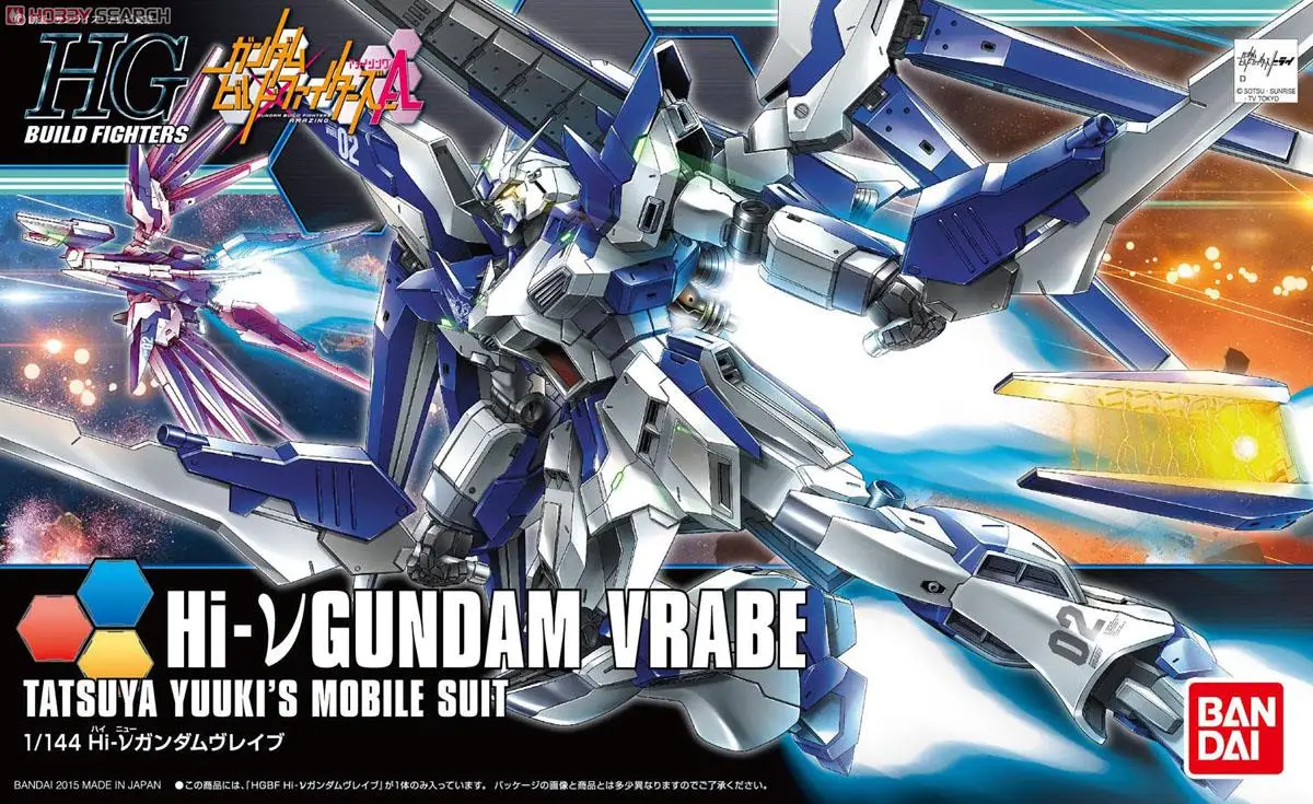 Набор моделей Bandai Gundam HGBF 029 Hi Nu Аниме фигурки героев игрушки для детей