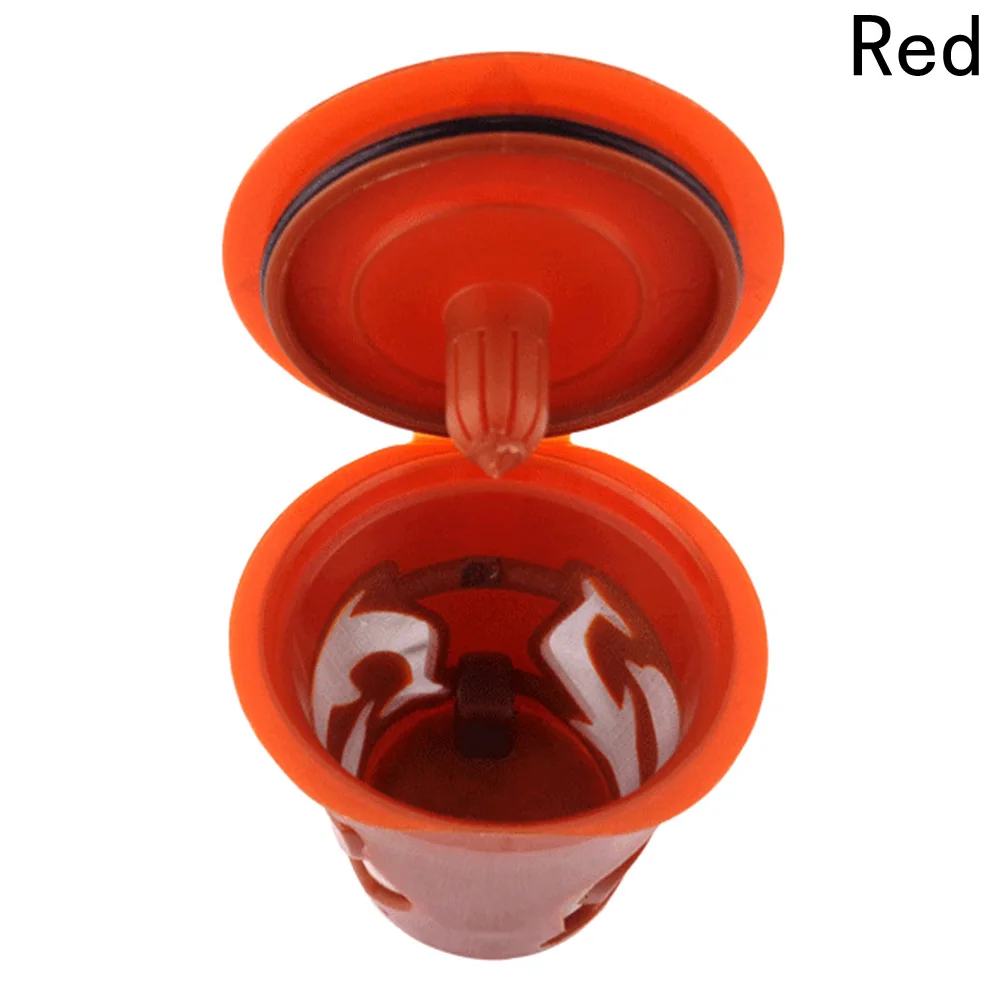Горячая K Чашка Кофе Pod Фильтры совместимый повторяющийся фильтр для кофе капсульный фильтр для кухонной посуды чашка Бытовая - Цвет: Красный