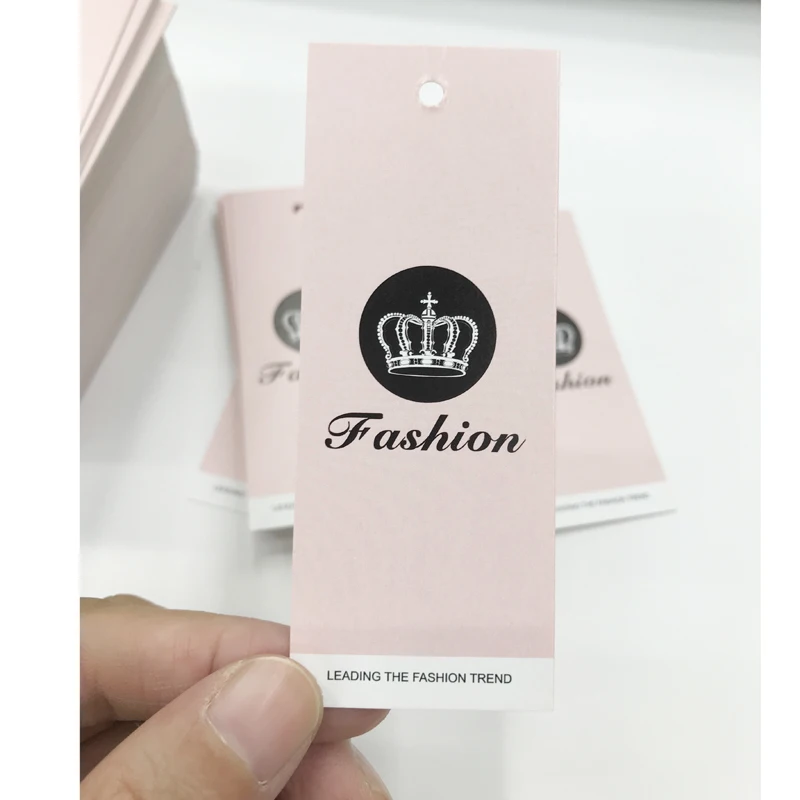 

300gsm art paper custom label fashion hang tag custom sales tag brand garment swing tag customized tags printing