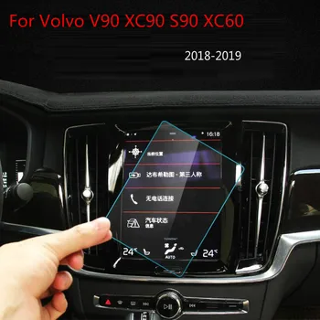 

Car Accessories For Volvo XC60 V90 XC90 S90 Control of LCD Screen Car GPS Navigation Screen Tempered Steel Protective Film