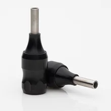 Новое поступление 25 мм черный алюминиевый тату захват трубы с задней стволовой комбо для татуировки машина пистолет иглы Советы поставка TAG01-BK